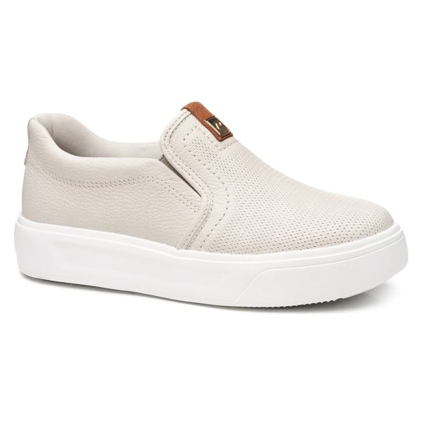 Tênis Pegada Feminino Em Couro