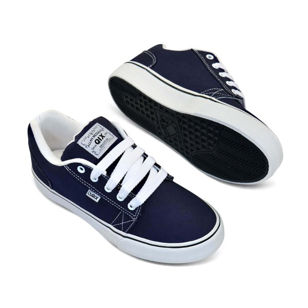 Tênis Qix Alan Mesquita Masculino Marinho/Branco