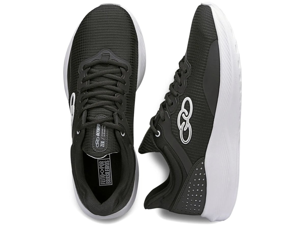 Tênis Olympikus Zex/168 Masculino Preto/Branco