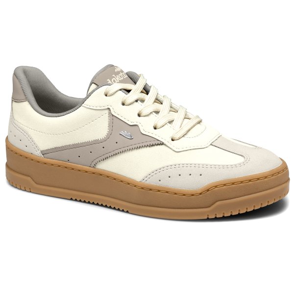 Tênis Dakota Casual Porcelana/Cream/Mercurio