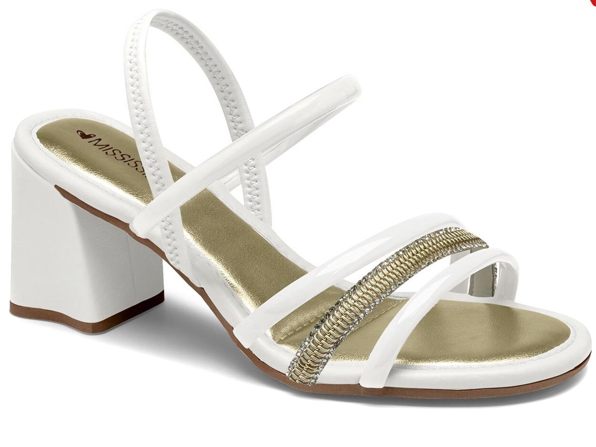 Salto Grosso Bota Branca Mississippi Bota Cano Curto Mississipi