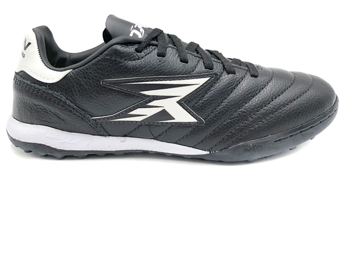 Chuteira Oxn Victory 2 Society X Adulto Preto/Branco