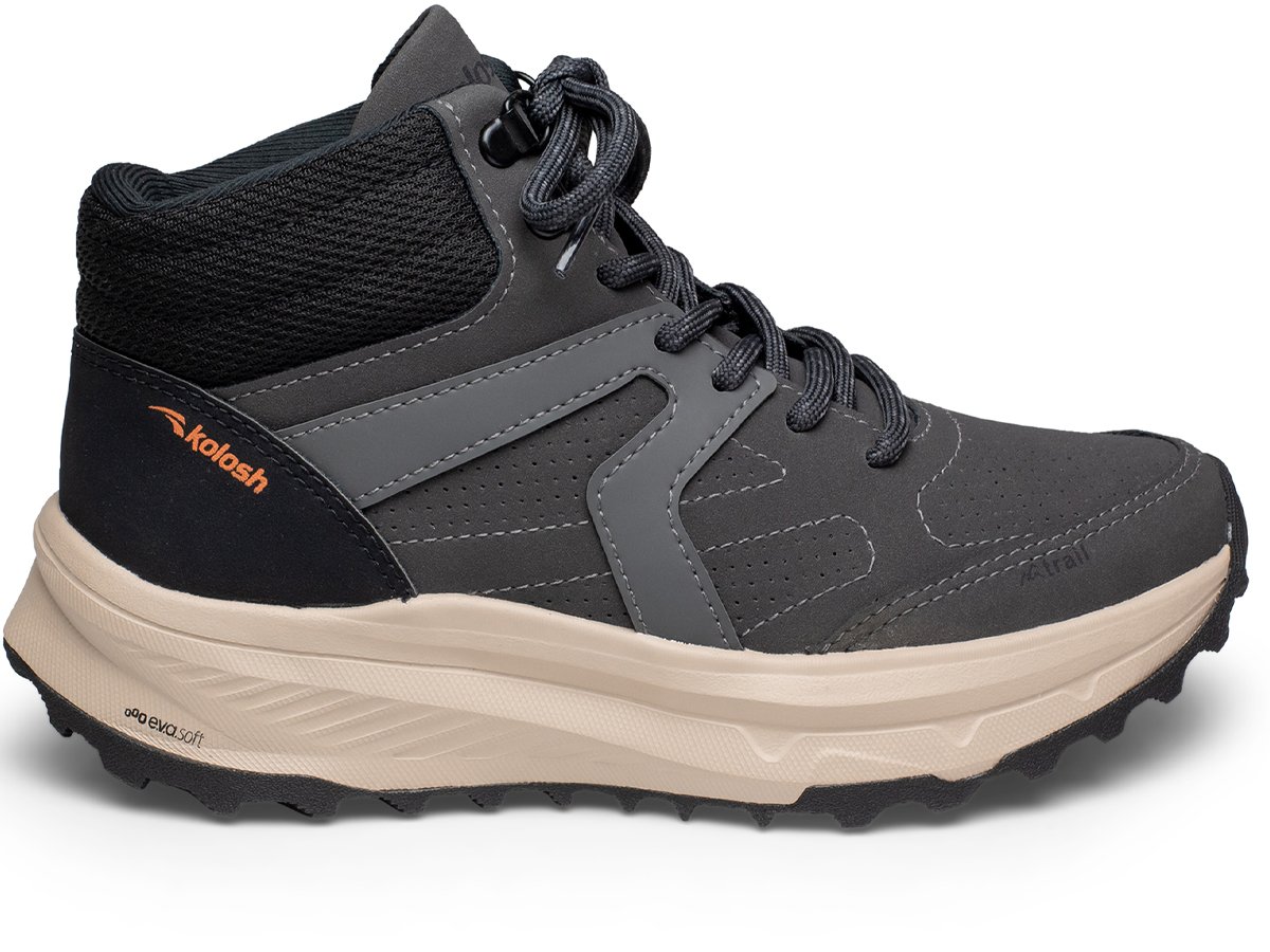 Tênis Kolosh Feminino Adventure Caminhada Granola/Camelo/Magenta